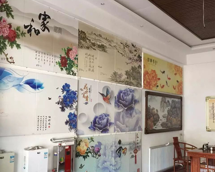 碳纤维墙暖画